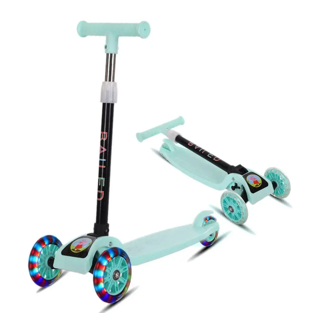 Baby Scooter Mute Wheel Children Balance Green, Purple, Blue, Red 1-3 Years old Push Sliding 80KG Bike