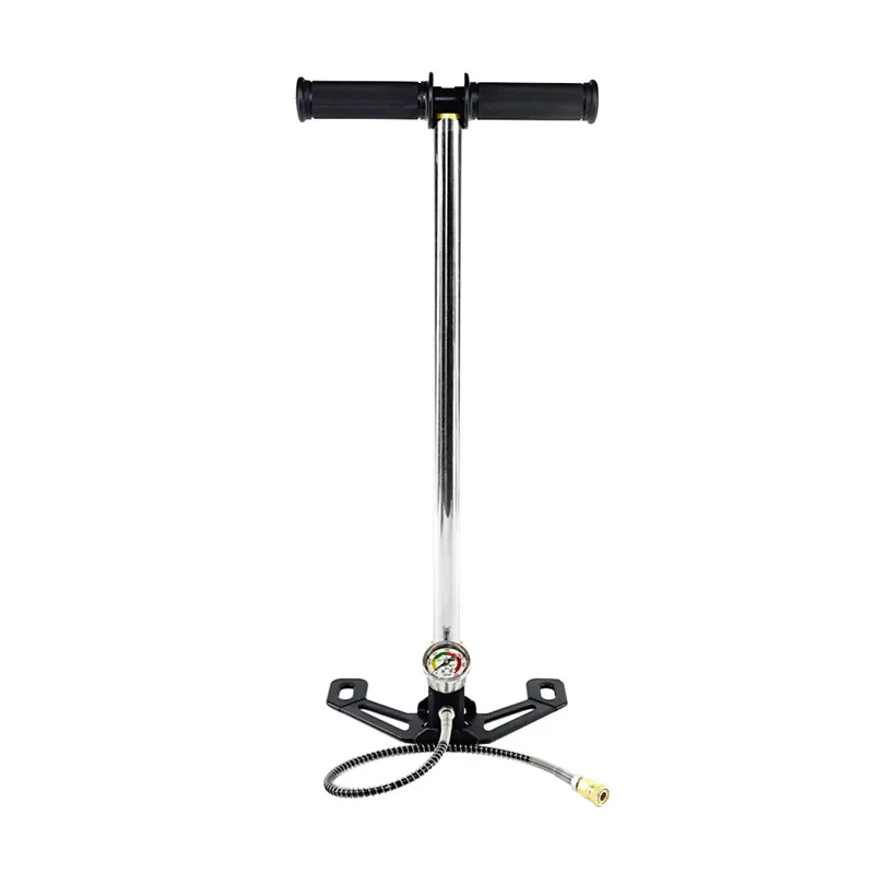 High Pressure 4500PSI 30-40mpa PCP Hand Manual Pump Three Stage Stainless Steel Mini Hand Operated Air Pump For Tires Airguns (1)