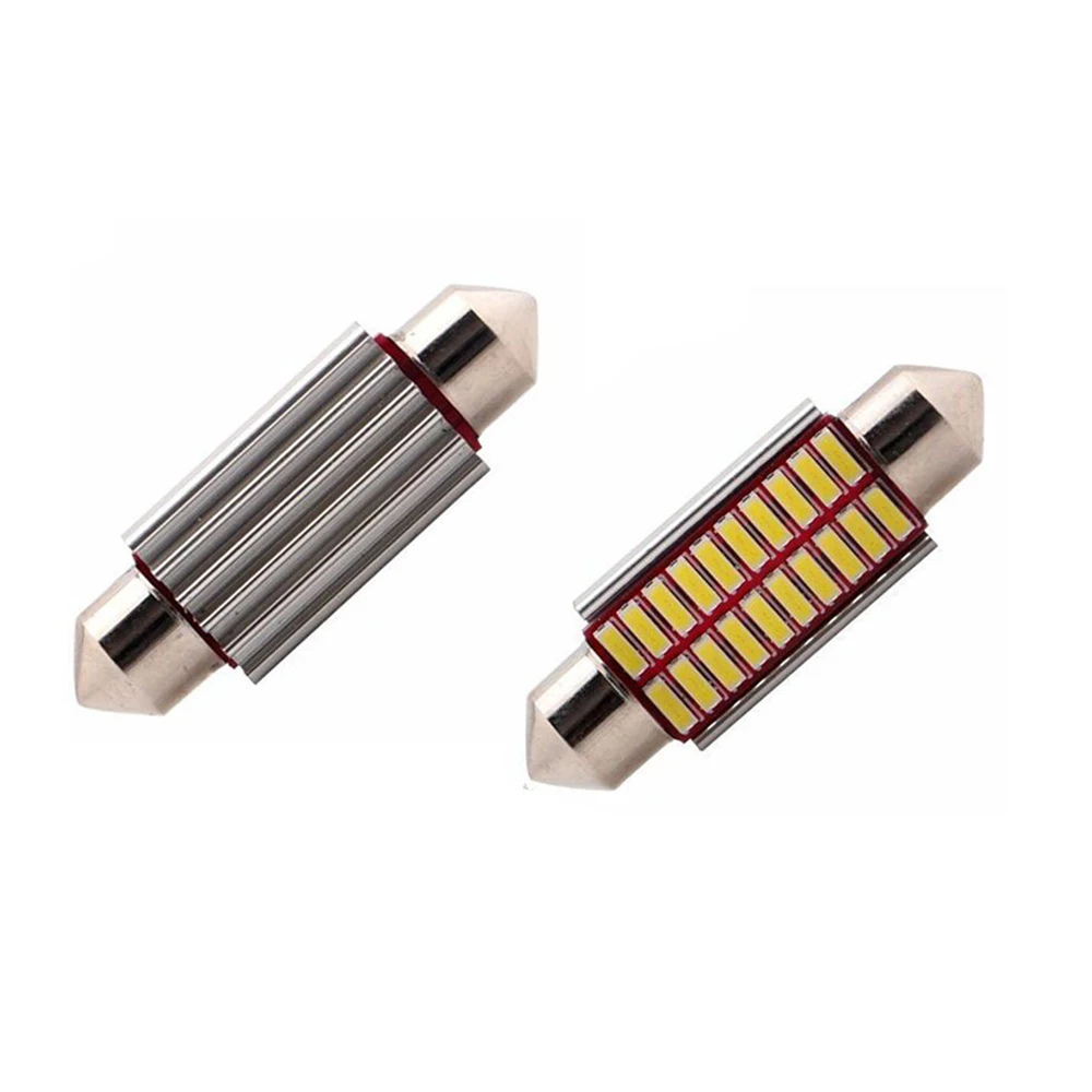 YSY светодиодная гирлянда 31 мм 36 39 41 купольная лампа 16 12SMD 4014 SMD CANBUS безошибочная