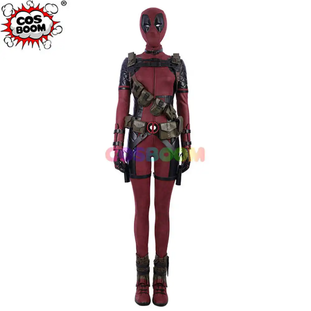 cosboom lady deadpool cosplay costume30