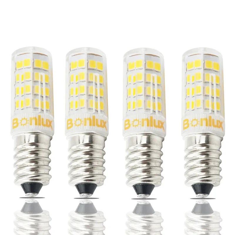 E14 Светодиодный лампочки 4 ватт 110 V 220 кукурузы лампа 2835 SMD 400lm светодиодный
