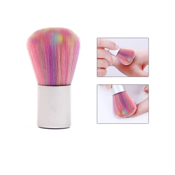 

Cleaning Nail Brush Glitter Powder Dust Acrylic UV Gel Remover Soft Manicure Tools Nail Dust Remover Care Tools