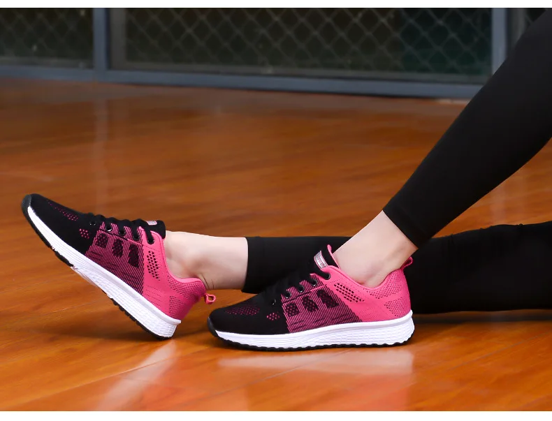 2018 - Women- casual- shoes- fashion- breathable- Walking -mesh- lace- up- flat -shoes -sneakers- women - tenis- feminino- Fast -delivery (8)