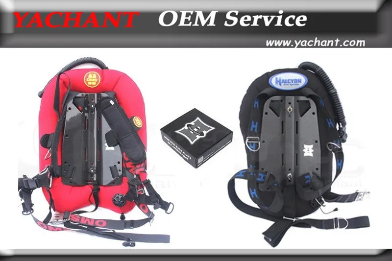 Dry Carbon Fiber Good Packing G Desgin Wing BCD Back Plate Dive