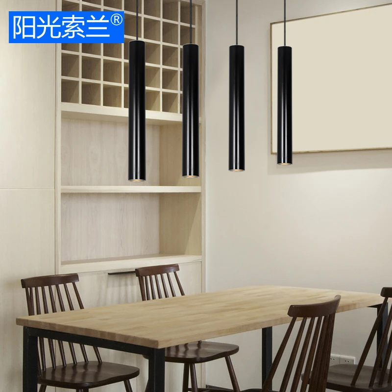 Moderno Led 3 W Lampada Bianco O Nero Cilindrico Lampadario