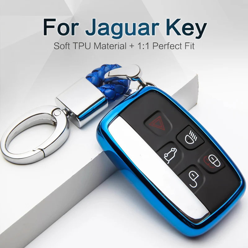 Новый ТПУ стайлинга автомобилей ключ чехол для Jaguar Xf гитара XE F темп X Тип XJ для Land Rover эмблема брелок основа аксессуары