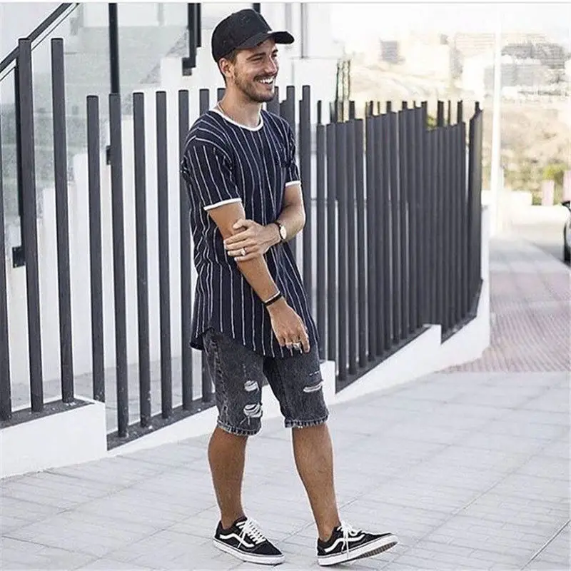 Men T shirt Short sleeved Mens Top Tee (6)
