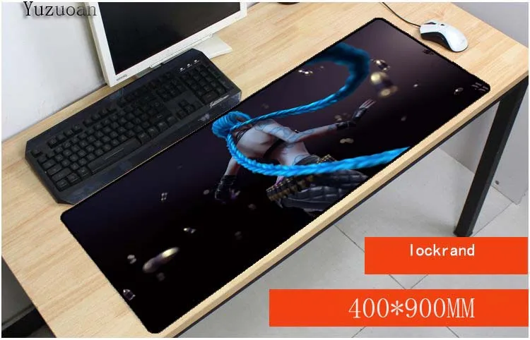  Yuzuoan League of Legends Speed Gaming Game keyboard Table Mouse Mats Large Lock Edge Pad For CSGO 