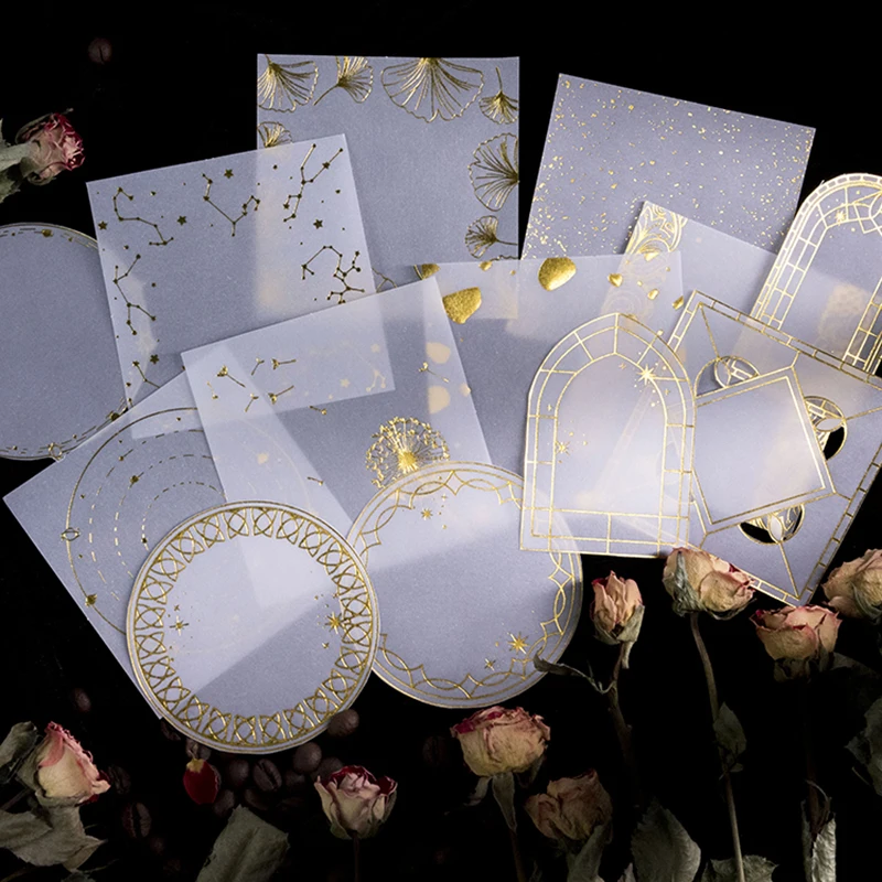 Creative Starry sky planet Memo Pad gilding Sticky...