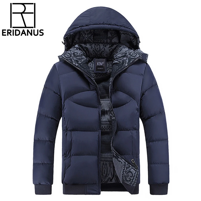 Buy Men Hoody Winter Coats Male Hooded Plus Size XXXL