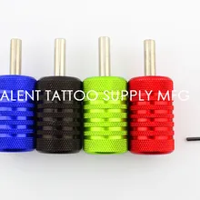 Новое поступление брендовые новые алюминиевые насадки для татуажа 4 шт./партия 30 мм Черный | синий | Зеленый | Красный для тату-машины