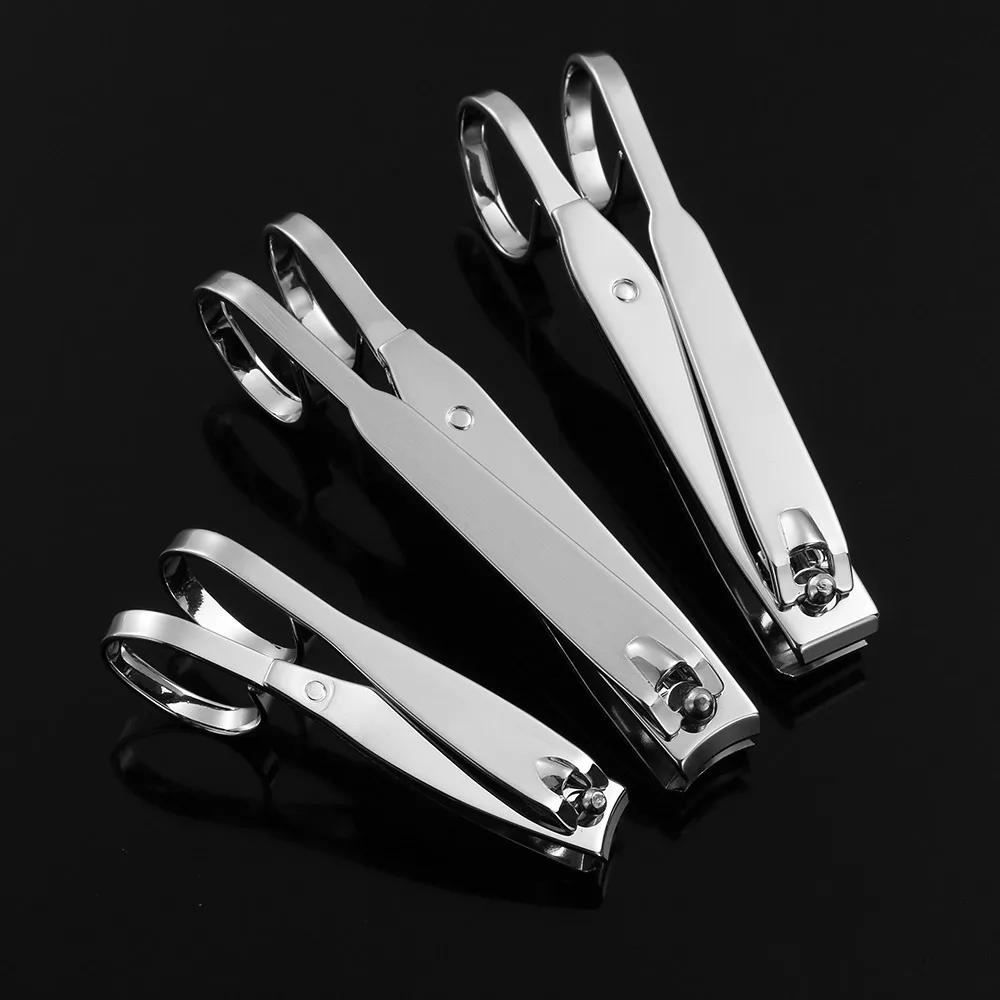 

Portable Nail Clipper Cutter Nail Trimmer Straight & Curved Shape Manicure Pedicure Travel Nail Care Tool For Finger Toe