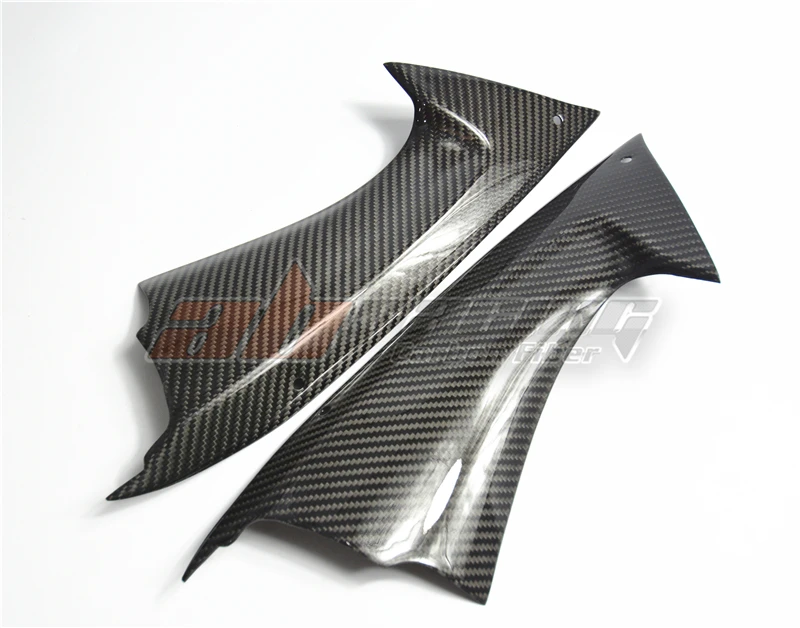 Впускной тире Панель воздуха кожух воздуховода обтекатель для Yamaha YZF R6 2008 09, 10, 11, 12, 13, 14, 15, полностью из углеродного волокна, твил