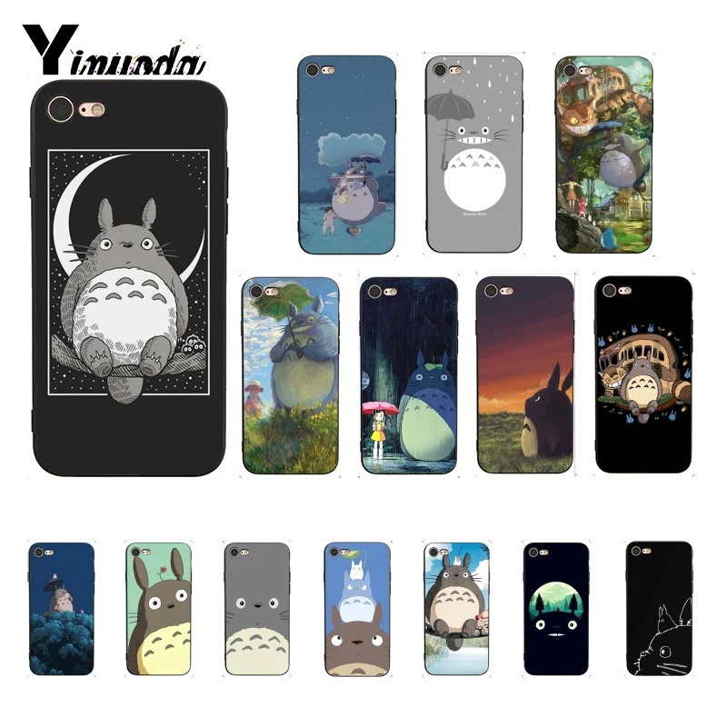 Чехол для телефона Hayao Miyazaki Totoro iPhone 13 SE 2020 6S 6plus 7 7plus 8 8Plus X Xs MAX 5 | Мобильные телефоны
