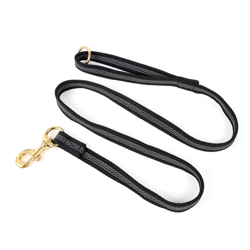 Black/Red 110cm Nylon Leash For Dog Training Walking Anti Skid Strong
