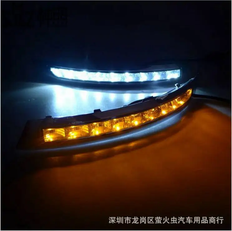 

Hireno Car LED DRL Waterproof ABS 12V Daytime Running Lights for Volvo XC90 2007-13 Fog lamp 2PCS