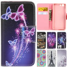 Luxury Cute Cartoon Dream Butterfly Lover Dandelion Leather Flip Fundas Coque Case For Doogge X5 / Doogge X5 Max Back Cover Capa