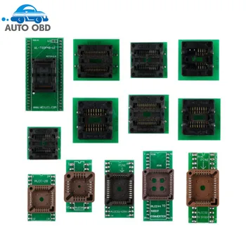 

Free shipping 13pcs Adapter For Superpro 610P Xeltek USB ECU Programmer Burn Block