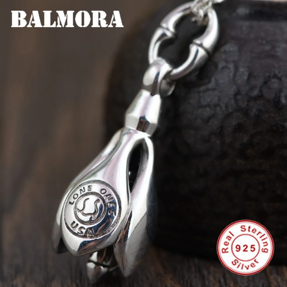 BALMORA, 925 пробы, серебряный, винтажный буддистский колокольчик, Очаровательные Подвески для женщин, мужчин, пара, модные ювелирные изделия, аксессуары без цепи