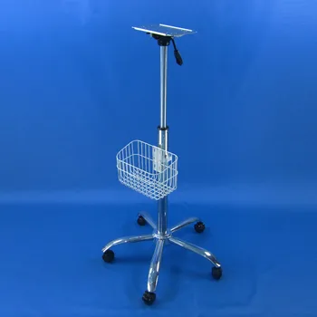 

Medical trolley rollling stand gas lifter post plug platform