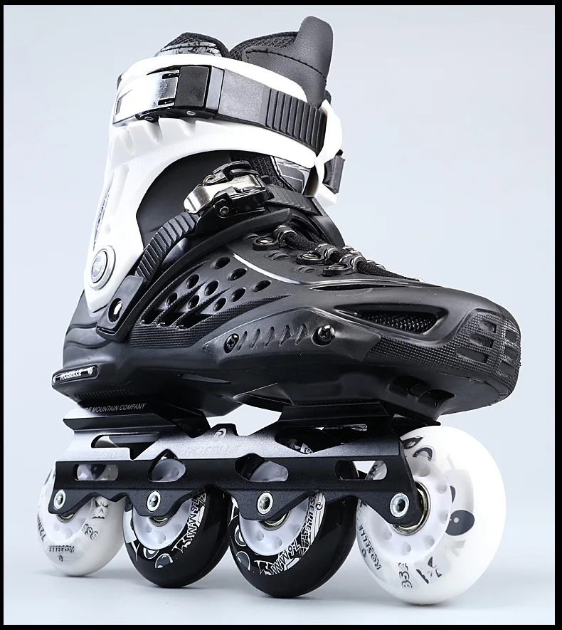 برو الكبار الأسطوانة أحذية التزلج أحذية التزلج الأسطوانة قابل للتعديل الطريق انزلاق/سباق التعرج حذاء تزلج بعجلات أحذية