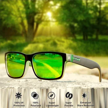 

KDEAM Square Polarized Sunglasses Men HD Driving Sun Glasses Sports Style Goggle Ultralight Eyewear Frame Male Gafas de sol 505