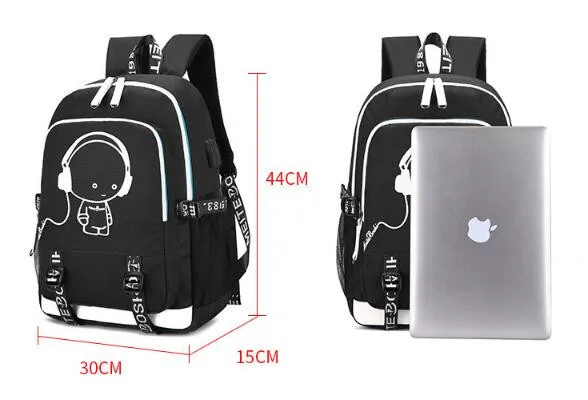 Игровой звуковой рюкзак с ежом Сумка ж/USB модный порт/наушники Рюкзак Сумка подростковая школьная сумка на плечо для ноутбука