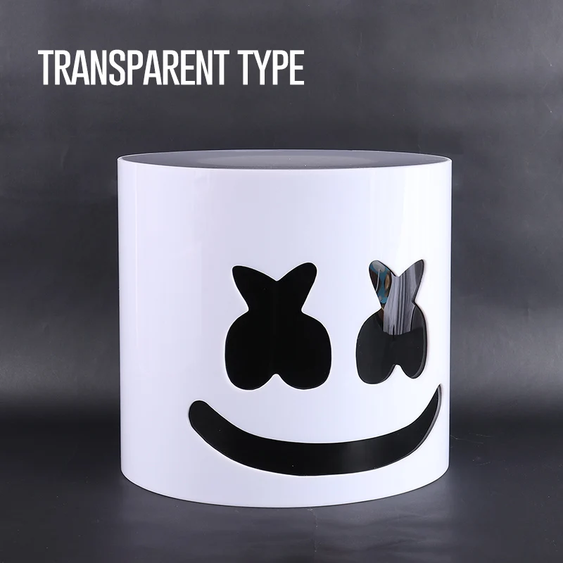 Arylic Type Beste Ooit! 30 cm Transparante DJ Marshmello Helm