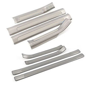 

Car Styling 8PCS Stainless Steel Inner&Outer Threshold Door Sill Scuff Plate Trim For VW Volkswagen Arteon 2017 2018