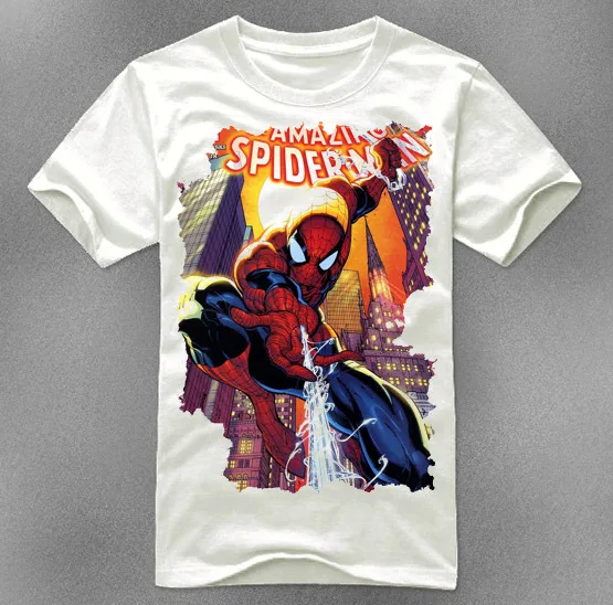 Amazing Spiderman Graphic Print Men T 