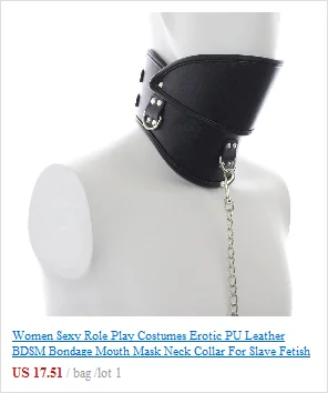 Сексуальное сдержанное белье с наручниками и ошейником для связывания для взрослых БДСМ фетиш Эротика флирт косплей открытый бюстгальтер набор для флирта