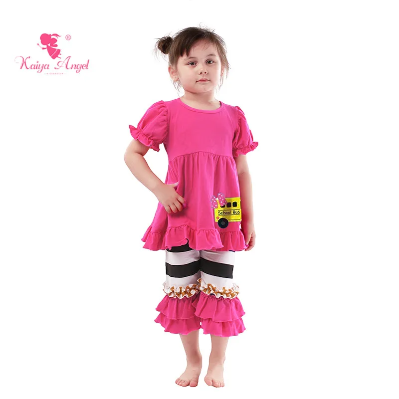 Kaiya Angel/Модная Летняя одежда розовый красный топ с принтом грузовика укороченные