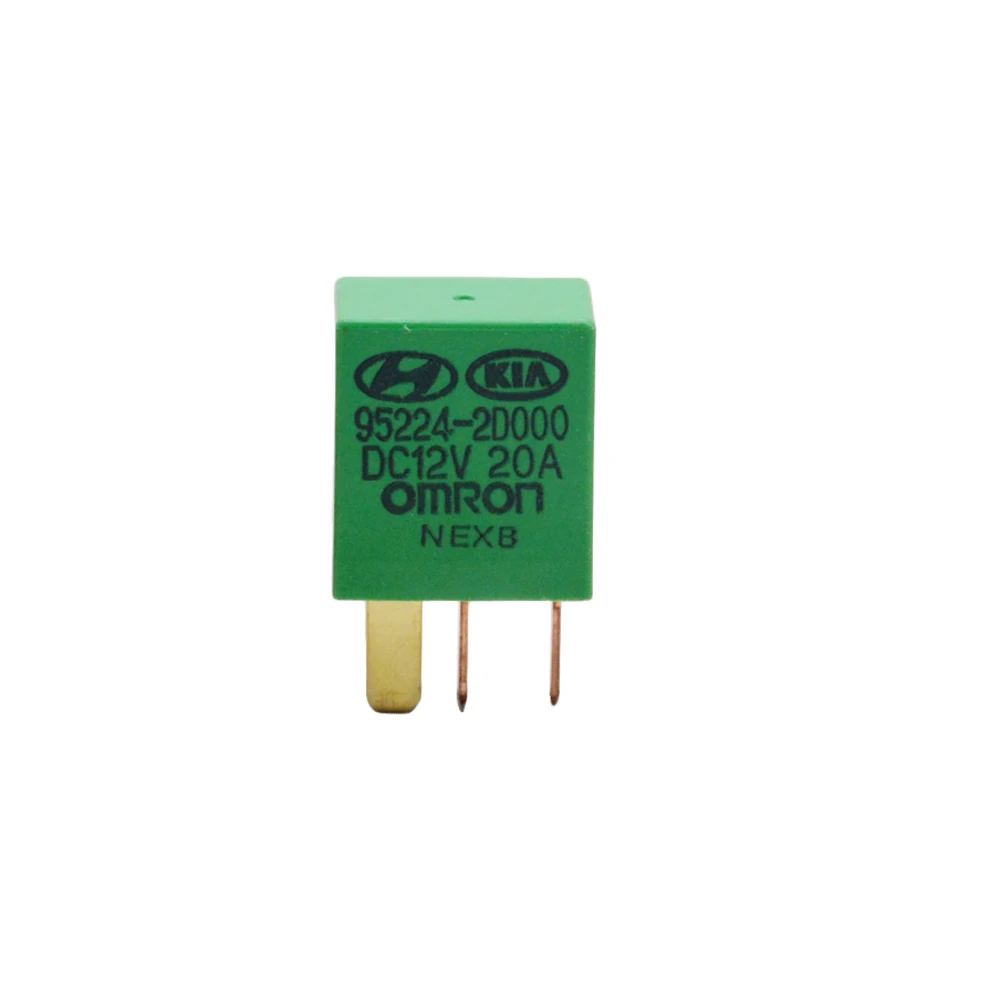 

5pcs/lot Car violet relay 12V 20A OMRON 4 Pins Green color