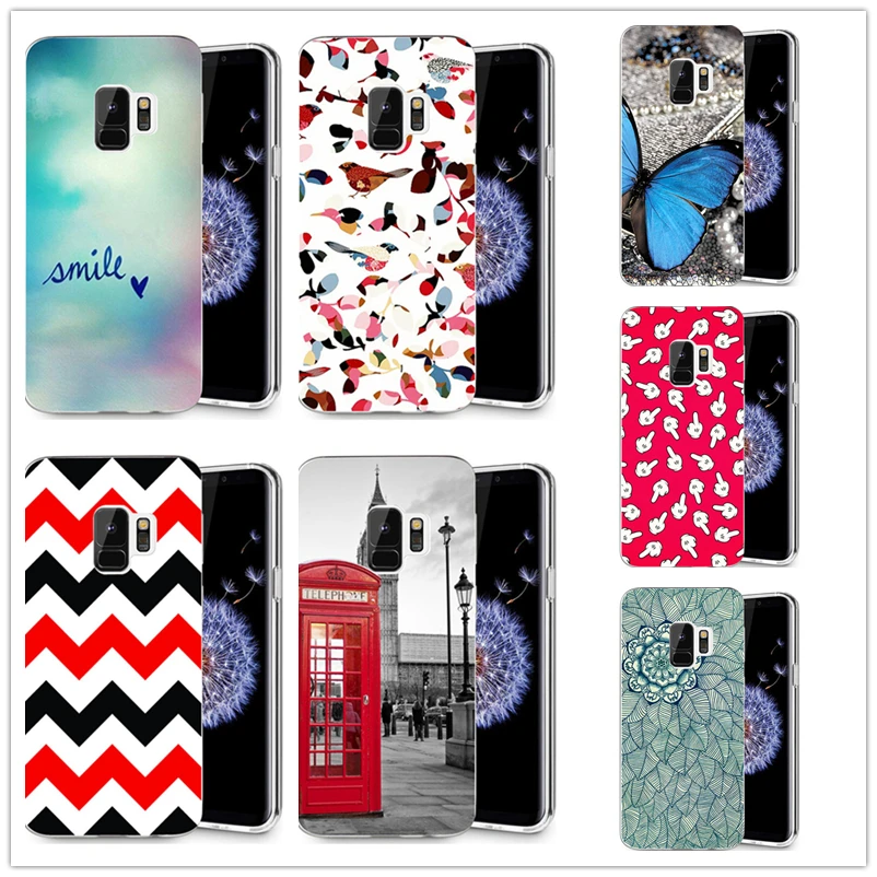 Case For Samsung Galaxy S3 S9 S9Plus S8 Plus S7 edge Note 8 TPU Soft Landscape Cartoon Painted Fundas R052 |