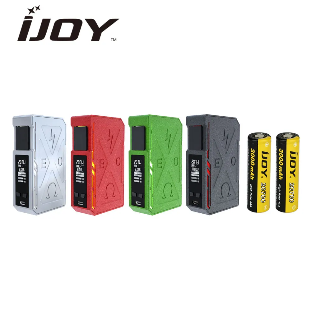 

New Original IJOY EXO PD270 207W 20700 TC Box MOD 6000mAh Battery Max 207W Outout Long Time Vaping E-cig Vape Box Mod Vs PD1865