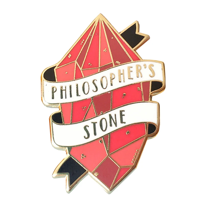

Red Stone Enamel Pin