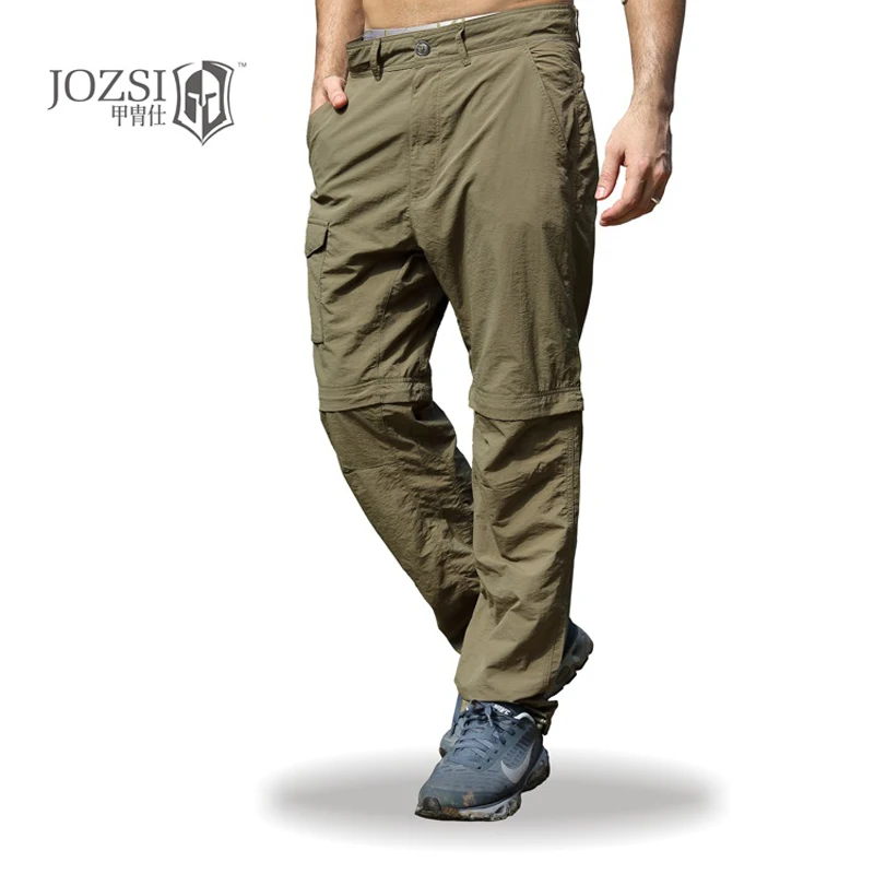 JOZSI Brand Men's Outdoor Hiking Pants Removable