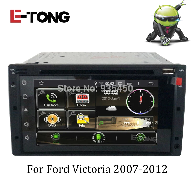 Android car dvd player For Ford victoria Radio GPS Navigation Bluetooth 3G WIFI touch screen 2 