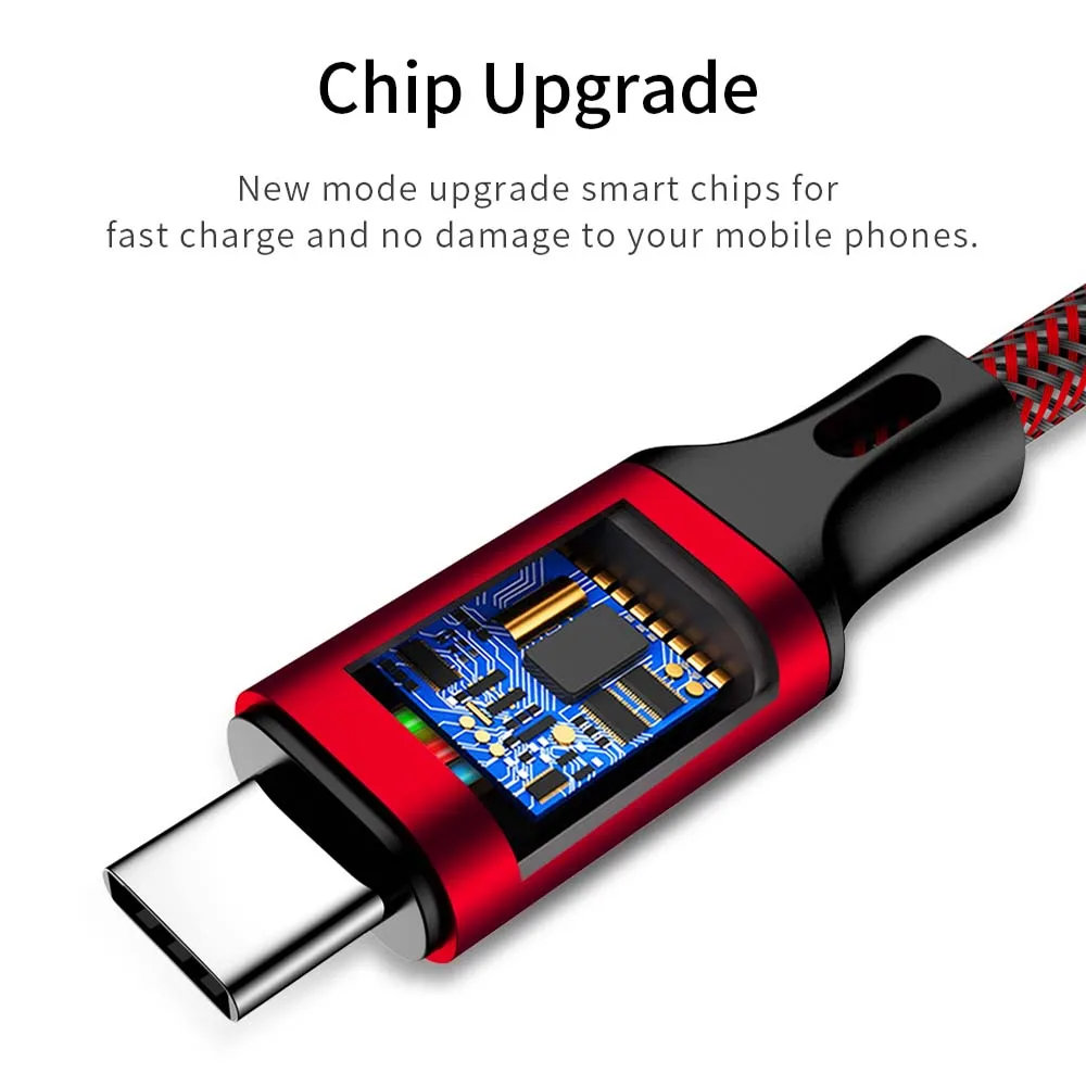 USB C кабель 3A Type для Xiaomi Mi 8 9 lite Быстрая зарядка Быстрый зарядный Samsung S9 S8 Note Android
