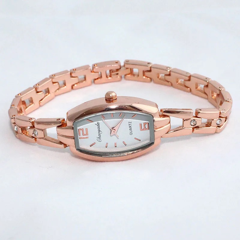 Модные женские часы-браслет женские наручные часы шикарные женские кварцевые часы аналог часы Montre Femme O81 - Цвет: white