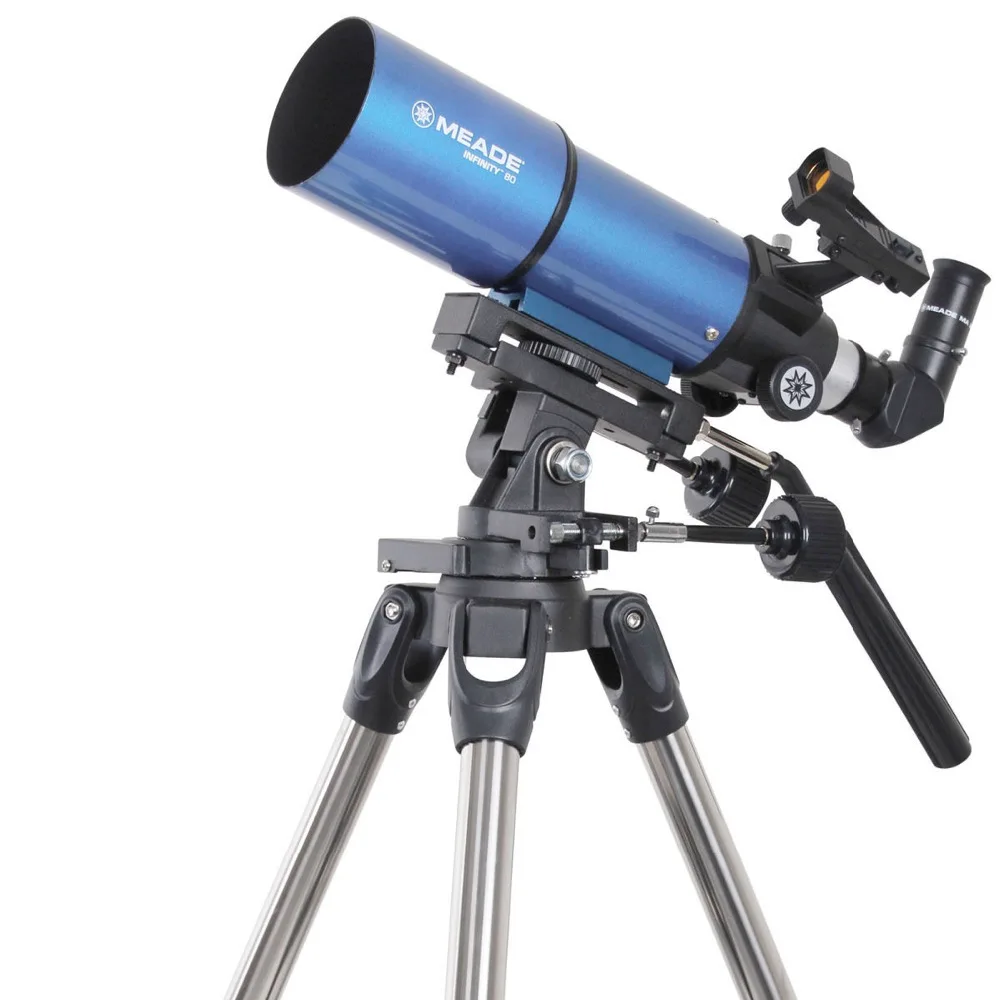 Профессиональный астрономический рефрактор Meade 80AZ телескоп со звездой луной HD