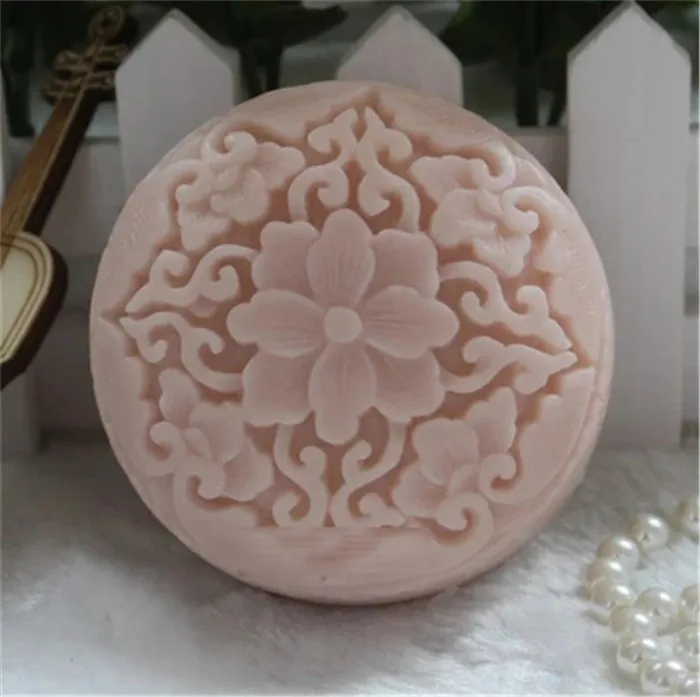 Силиконовая форма для выпечки, круглая розы ручной работы форма для мыла декоративная свеча Ароматизированная форма DIY Изготовление смолы глины силикагель формы