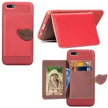 

Magnetic Wallet Case For Huawei Y5 2018 Flip Stand Card Slot Picture Holder Shockproof Leather Case For Huawei Y5 Prime 2018