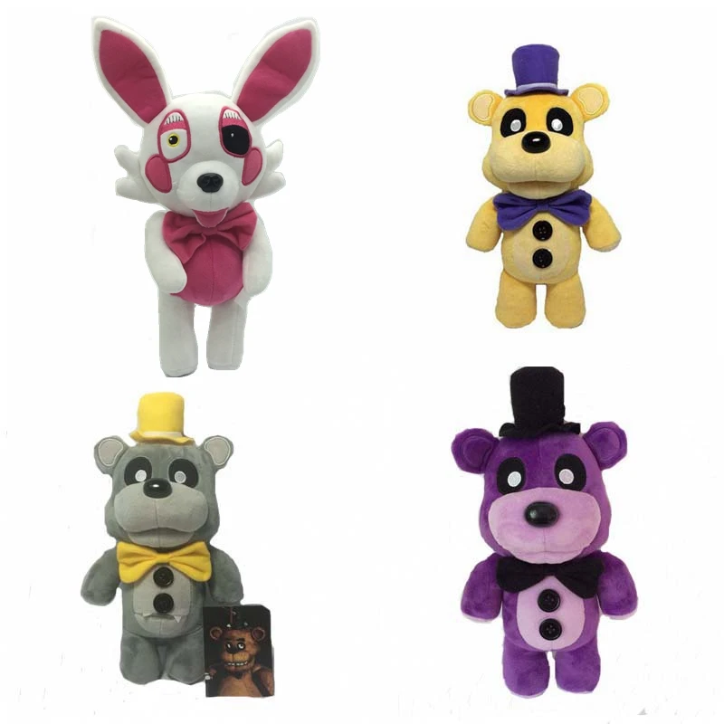30cm Gold Five Nights At Freddy s Fox FNAF Freddy Fazbear Bear Plush Animals Toys For