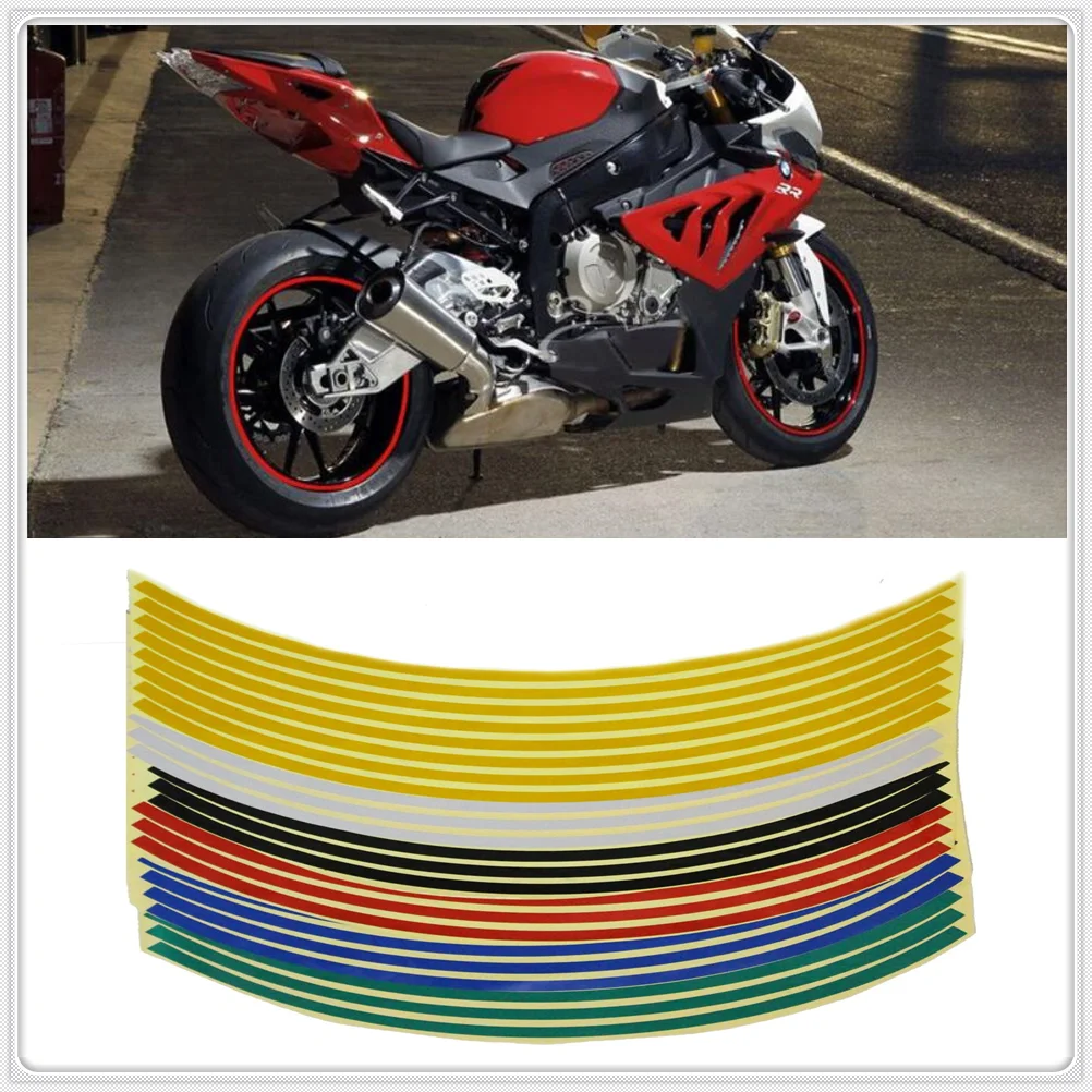 Motocycle Reflective Sticker Bicycle Decal 17'/18' Wheel For YAMAHA XMAX125 XMAX250 XMAX 400 X300 V-MAX 1700 VMAX1 SEROW225 |
