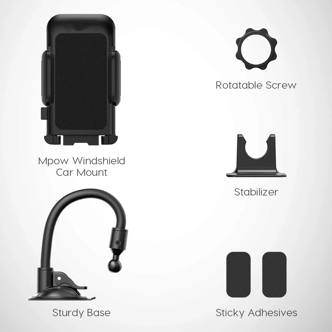 Автомобильный держатель для мобильного телефона автомобильный Windshieldlong Arm с
