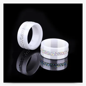 

2020 Sale Fine Jewelry Jewelry Crystal from Swarovskis Fashion personality set with 2 rows of zircon ceramic rings Fit Women