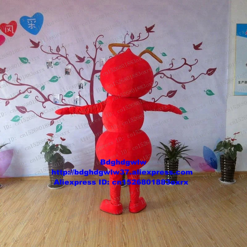 Красный муравей крикет Григ талисман костюм для взрослых, Герой мультфильма наряд костюм музыка карнавал музыкальный Pantomime zx1893