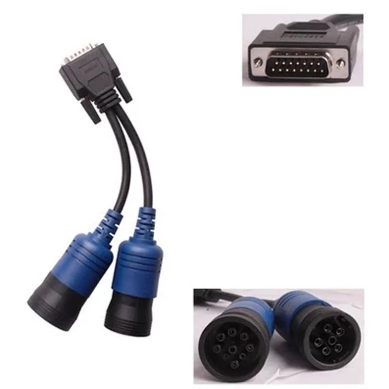 Адаптер для NEXIQ 125032 6 и 9 pin Y Deutsch USB соединение диагностика дизельного грузовика