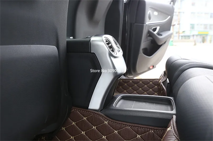 2 шт ABS Хром сзади Кондиционер Vent Накладка для Mercedes Benz W213 E Class автомобильные аксессуары